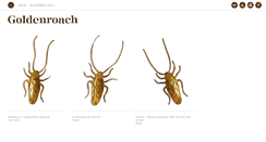 Desktop Screenshot of goldenroach.com